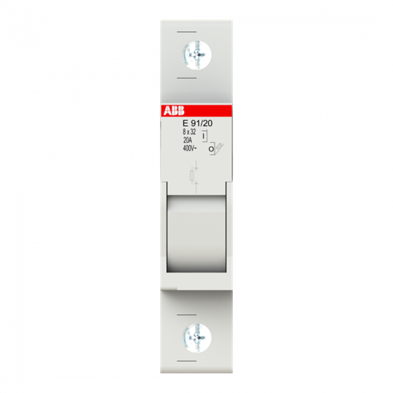 ABB E 91/20 Sicherungs-Trennschalter, 1Pol, 20A für Sicherungseinsatz 8,5 x 31,5mm