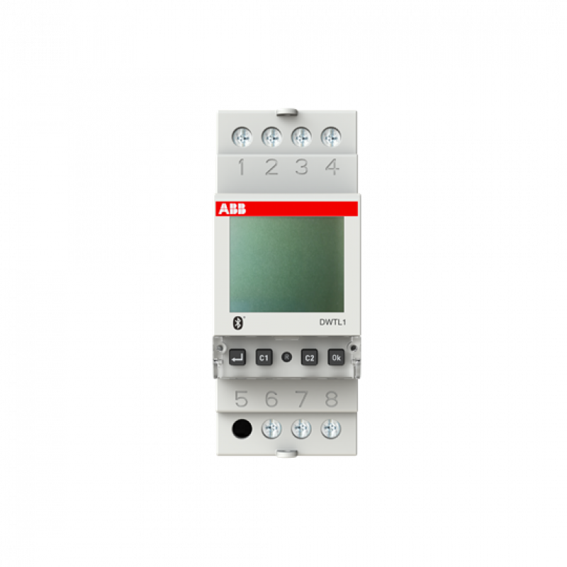 ABB DWTL1 Wochenzeitschaltuhr 1 Kanal Bluetooth Programmierung per App inkl. Dämmerungsschalter