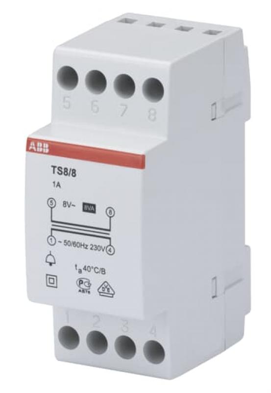 ABB TS8/8 Klingeltransformator 8 VA, 8 V AC