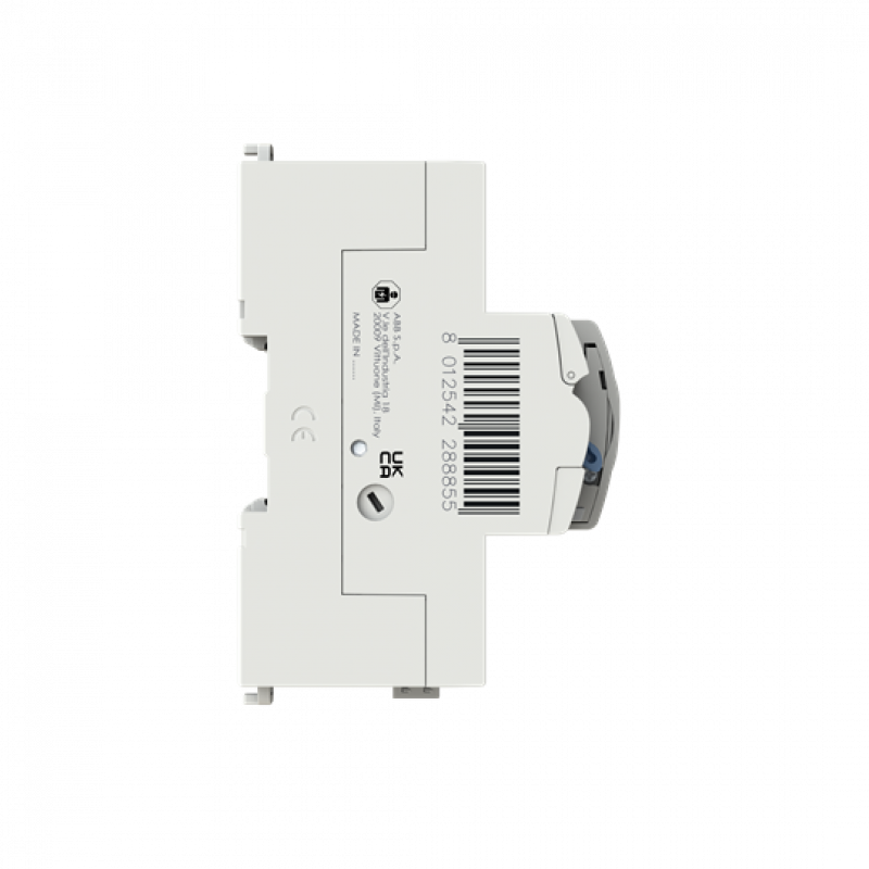 ABB F-ATI2Test A-25/0.03 FI-Schalter, 5 TE, 2P, Typ A, 25A, 30mA, kurzzeitverzögert, FI mit automatischer Prüfung (FI-Test) ohne Spannungsunterbrechung