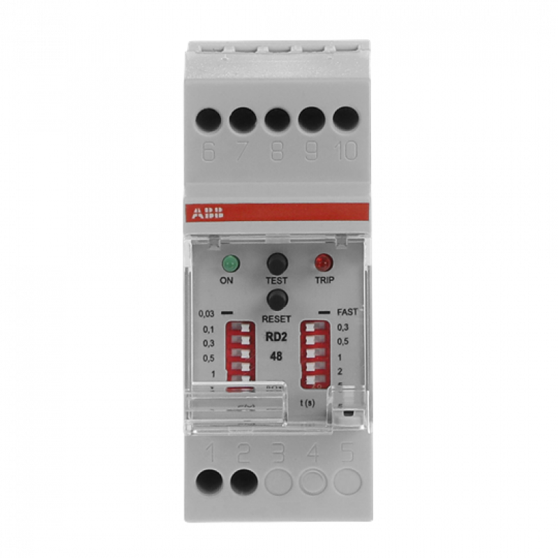 ABB RD2-48 Differenzstromrelais 48-150V AC/DC 48-150 V AC/DC