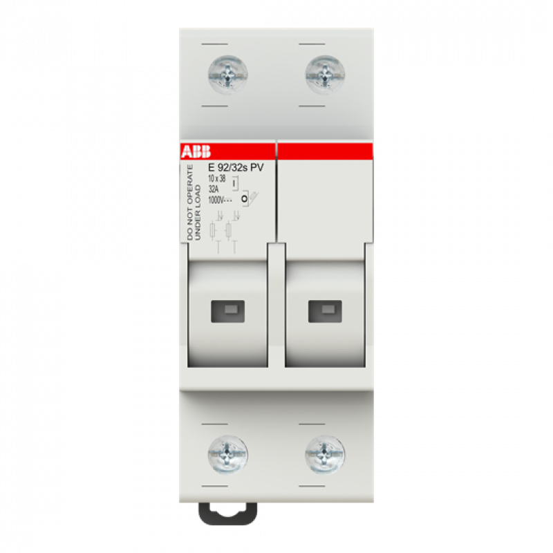ABB E 92/32s PV Sicherungs-Trennschalter für Sicherungseinsatz 10,3 x 38mm mit Sicherungsüberwachungsanzeige