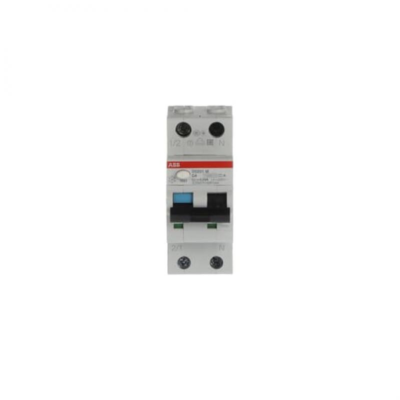 ABB DS201 M C4 A30 FI/LS-Schalter 10kA, 1P+N, Typ A, C 4, 30mA