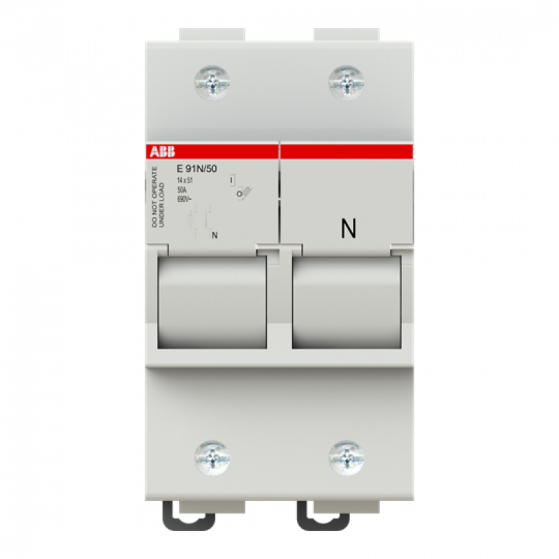 ABB E 91N/50 Sicherungs-Trennschalter für 14 x 51 mm Sicherungen