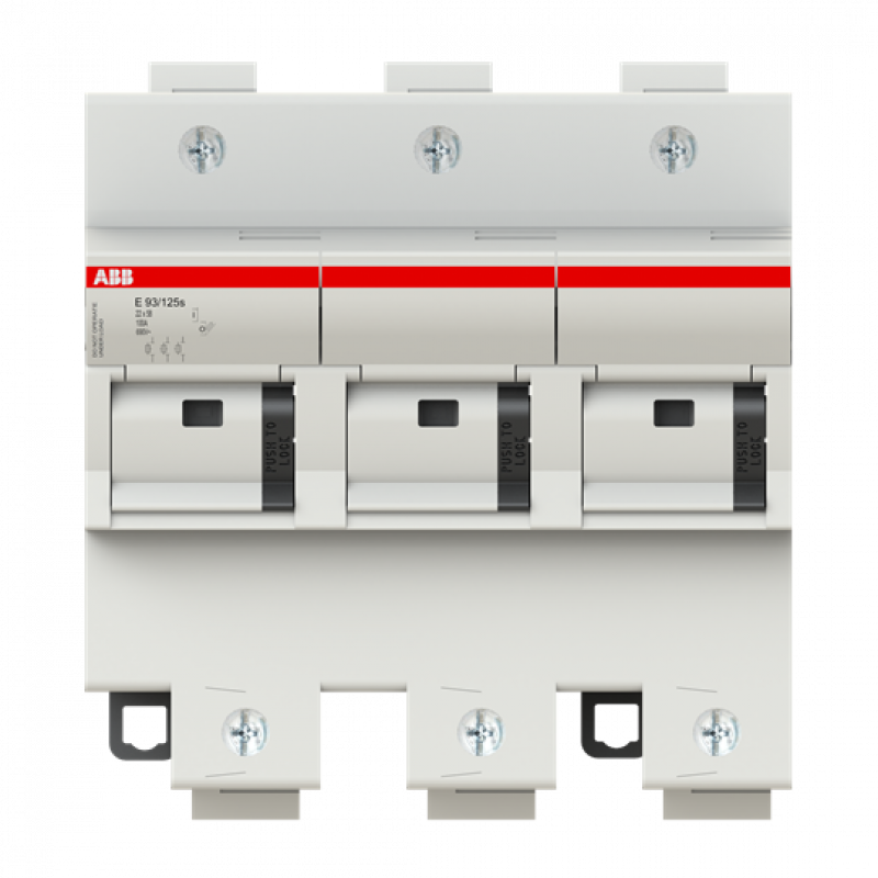 ABB E 93/125s Sicherungs-Trennschalter mit Sicherungsbruchanzeige