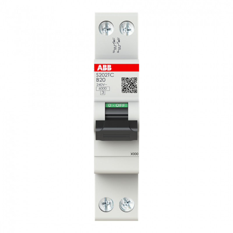 ABB S202TC-B20 Sicherungsautomat    2P - 20 A - B(230 V) 6 kA