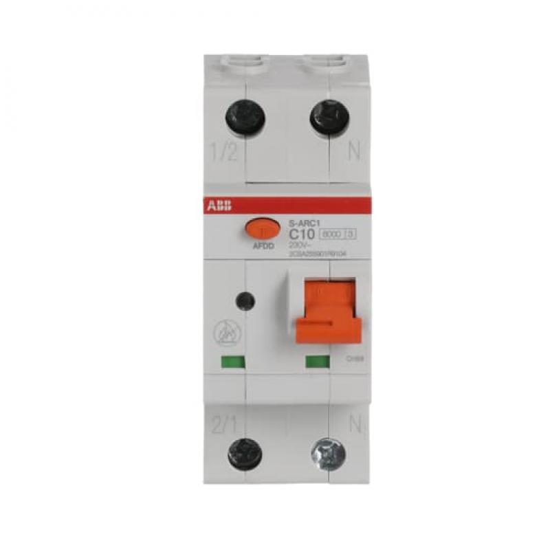 ABB S-ARC1 C10 AFDD+LS, 6 kA, 1P+N, 2TE Fehlerlichtbogen-Schutzeinrichtung + LS