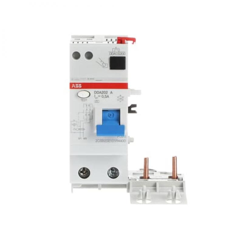 ABB DDA202 A-40/0.5 FI-Block für S202/S302 2P, Typ A, 40A, 500mA