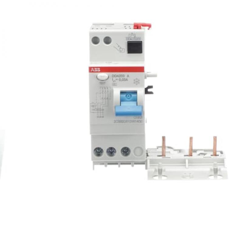 ABB DDA203 A-40/0.03 FI-Block für S203/S303 3P, Typ A, 40A, 30mA