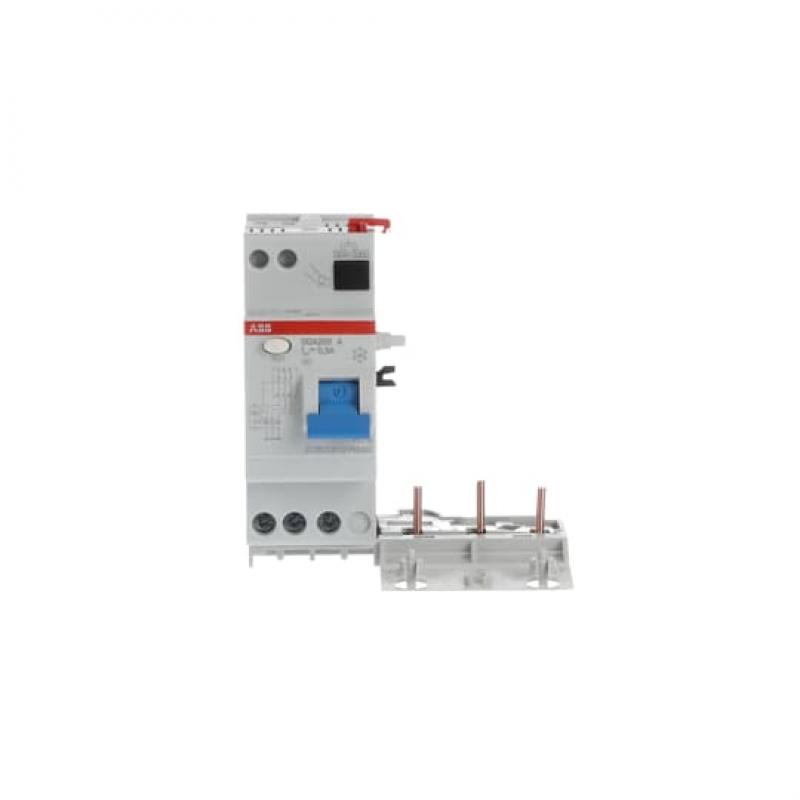 ABB DDA203 A-25/0.3 FI-Block für S203/S303 3P, Typ A, 25A, 300mA