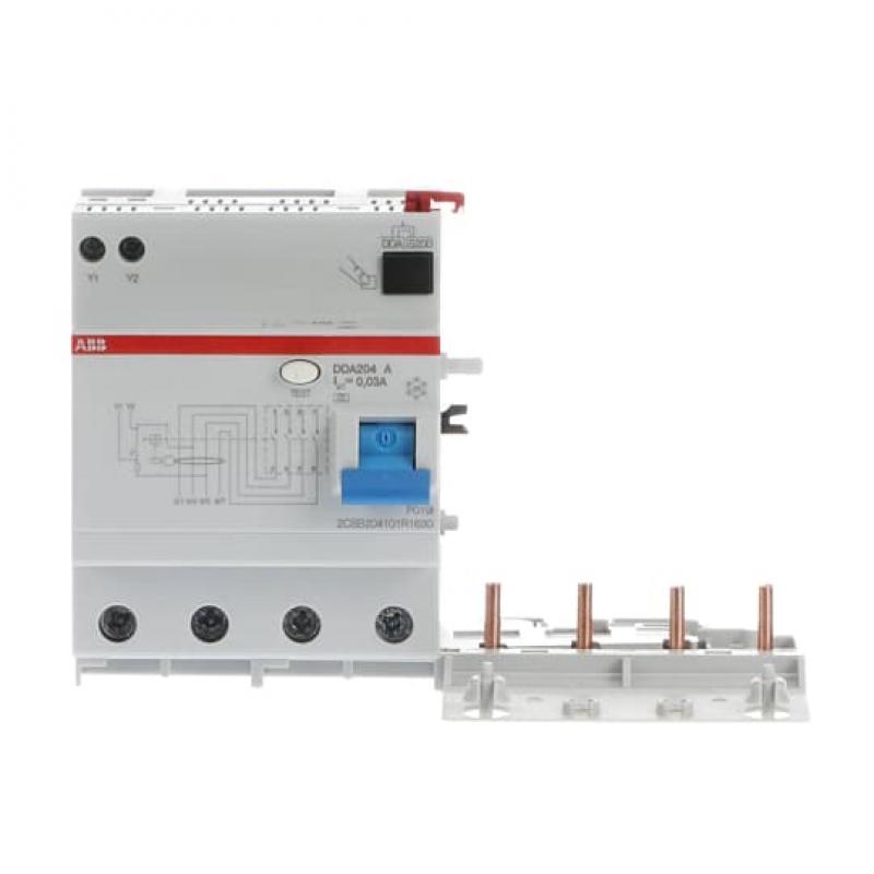 ABB DDA204 A-63/0.03 FI-Block für S204/S304 4P, Typ A, 63A, 30mA