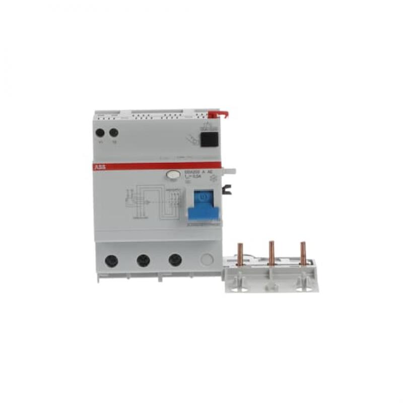 ABB DDA203 A-63/0.5 AE FI-Block für S203/S303 3P, Typ A, 63A, 500mA, Not Aus Funktion