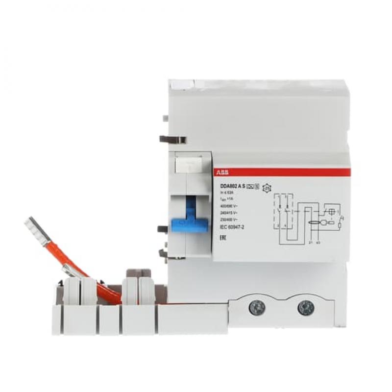 ABB DDA802 A S-63/1 FI-Block für S802 2P Typ A 63A 1A selektiv