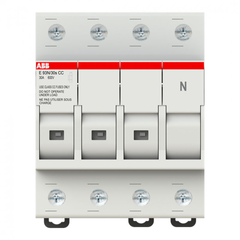 ABB E 93N/30s CC Sicherungshalter 3P+N, In=30A mit Sicherungsbruchanzeige
