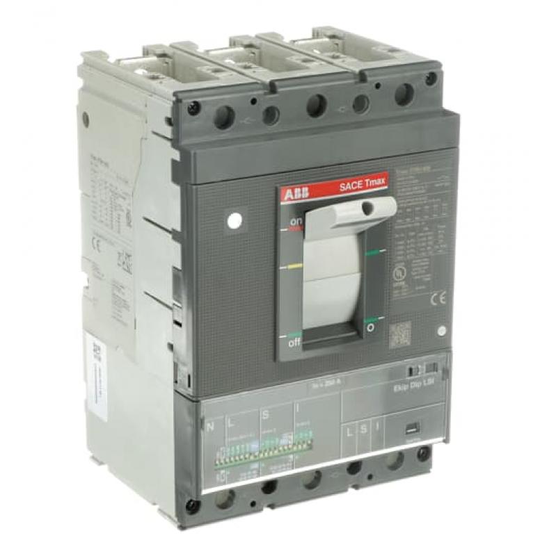 ABB XT5H 400 Ekip Dip LSI In250 3p FF UL/CSA Kompaktleistungsschalter Tmax XT5 mit vorderseitigen Anschlüssen, 3polig