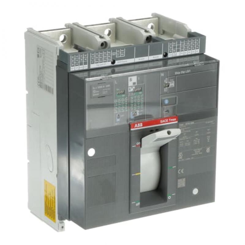 ABB XT7S 1000 Ekip Dip LS/I In1000A 3p FF UL Kompaktleistungsschalter Tmax XT7 mit vorderseitigen Anschlüssen, 3polig