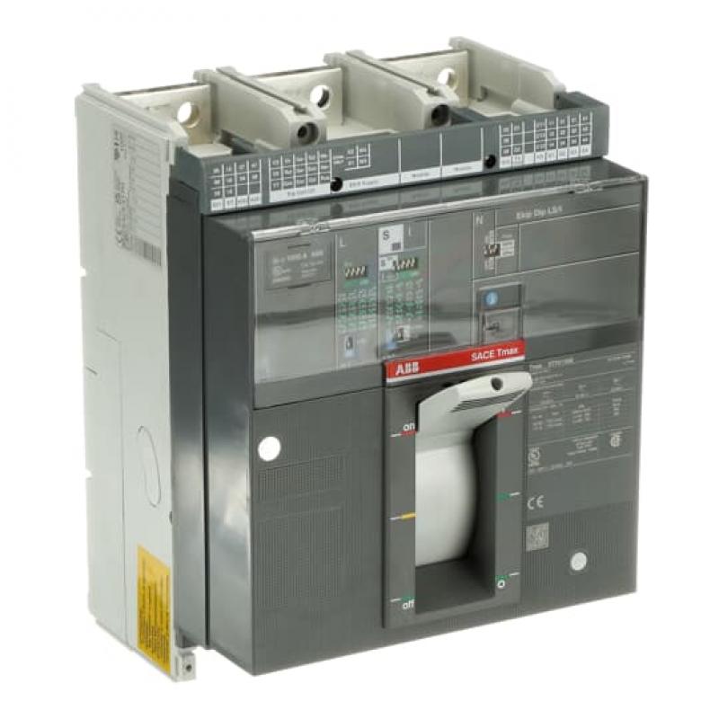 ABB XT7H 1000 Ekip Dip LS/I In1000A 3p FF UL Kompaktleistungsschalter Tmax XT7 mit vorderseitigen Anschlüssen, 3polig
