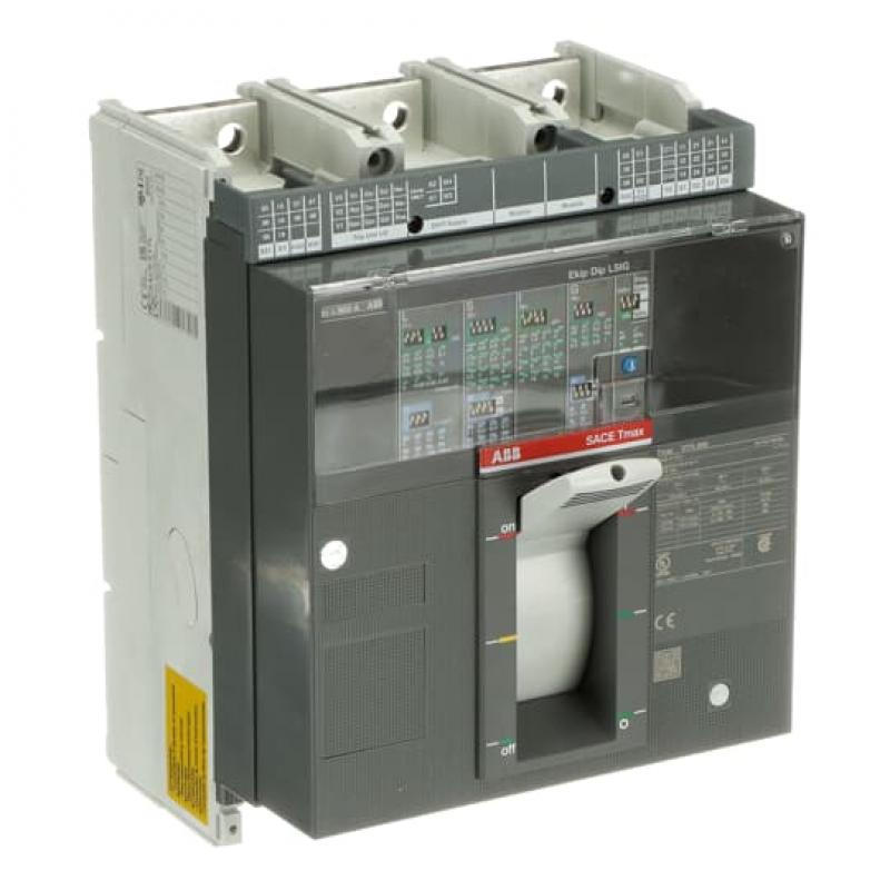 ABB XT7L 800 Ekip Dip LSIG In=800A 3p F F UL Kompaktleistungsschalter Tmax XT7 mit vorderseitigen Anschlüssen, 3polig