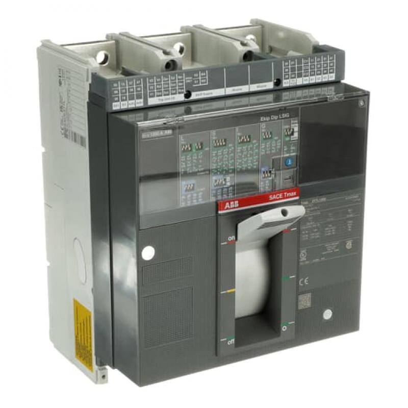 ABB XT7L 1200 Ekip Dip LSIG In1200A 3p FF UL Kompaktleistungsschalter Tmax XT7 mit vorderseitigen Anschlüssen, 3polig