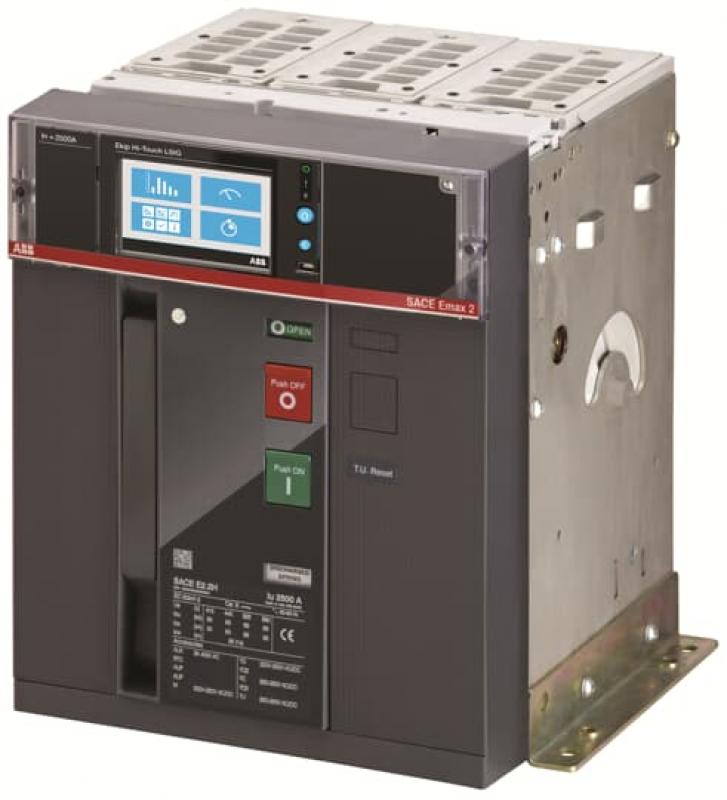ABB E2.2H/E9 2000 Ekip Touch LSIG 3p FHR Offener Leistungsschalter Emax2 rückseitig waagerechte Flachanschlüsse In=2000 A 3P 900 V Version F
