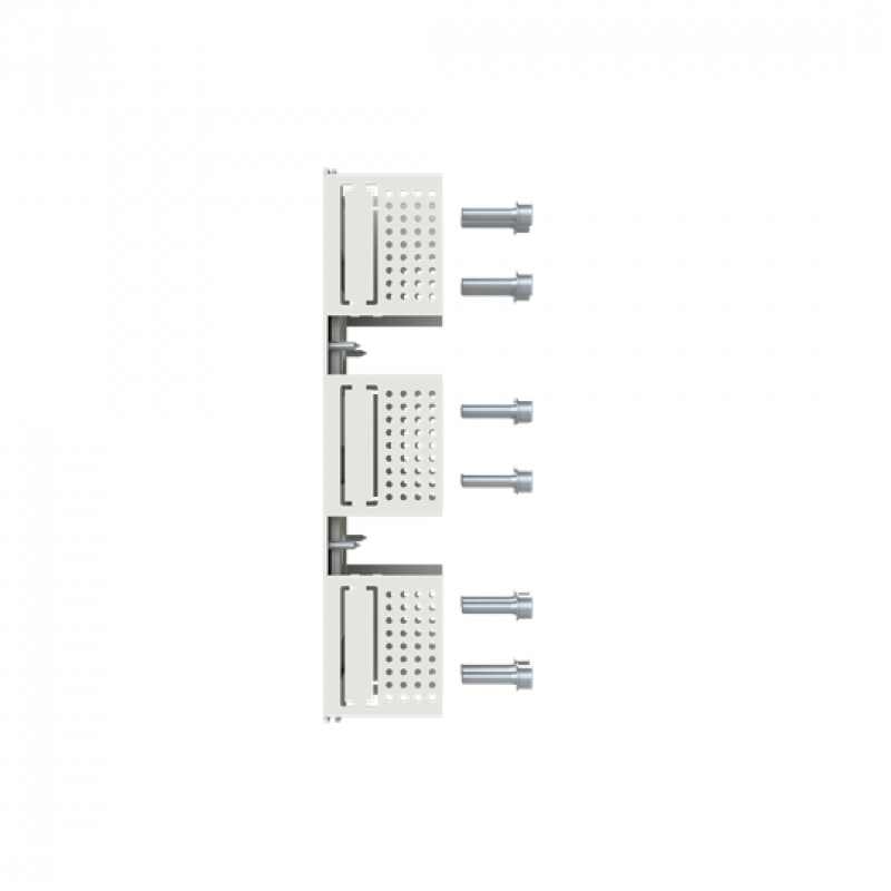 ABB KIT EF FP XT6 3pcs Vorderseitig verlängertes Anschlusszubehör für Unterteil Zubehör für XT6