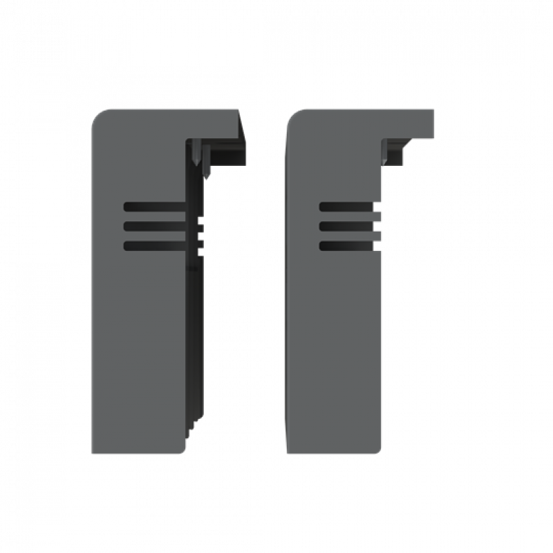 ABB LTC XT5 4p TERMINAL COVERS LOW 2pcs Anschlussabdeckungen, flach, nur für rückseitigen Anschluss, 4polig Zubehör für XT5
