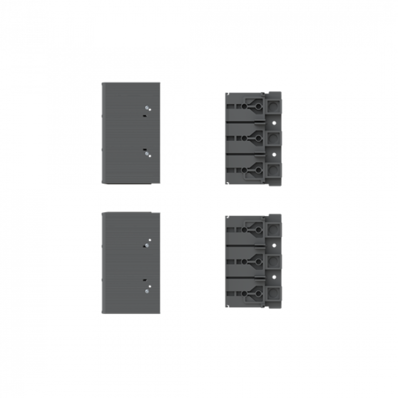 ABB HTC_BS with back shield XT5 3p Anschlussabdeckungen, hoch, nur für rückseitigen Anschluss, 3polig Zubehör für XT5