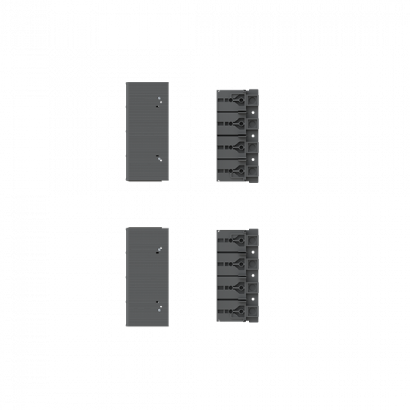 ABB HTC_BS with back shield XT5 4p Anschlussabdeckungen, hoch, nur für rückseitigen Anschluss, 4polig Zubehör für XT5