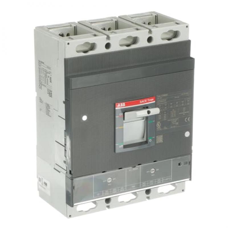 ABB XT6N 800 TMA In=600A 3p F F UL Kompaktleistungsschalter Tmax XT6 mit vorderseitigen Anschlüssen, 3polig