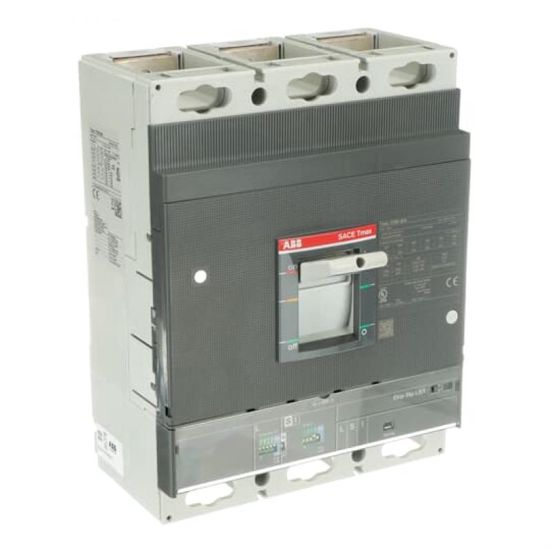 ABB XT6S 800 Ekip Dip LS/I 600 3p FF UL/CSA Kompaktleistungsschalter Tmax XT6 mit vorderseitigen Anschlüssen, 3polig