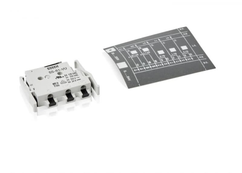 ABB AUX 1Q 250Vac/dc XT1...XT6 1 Meldekontakt, unverdrahtet Zubehör für XT1 bis XT4