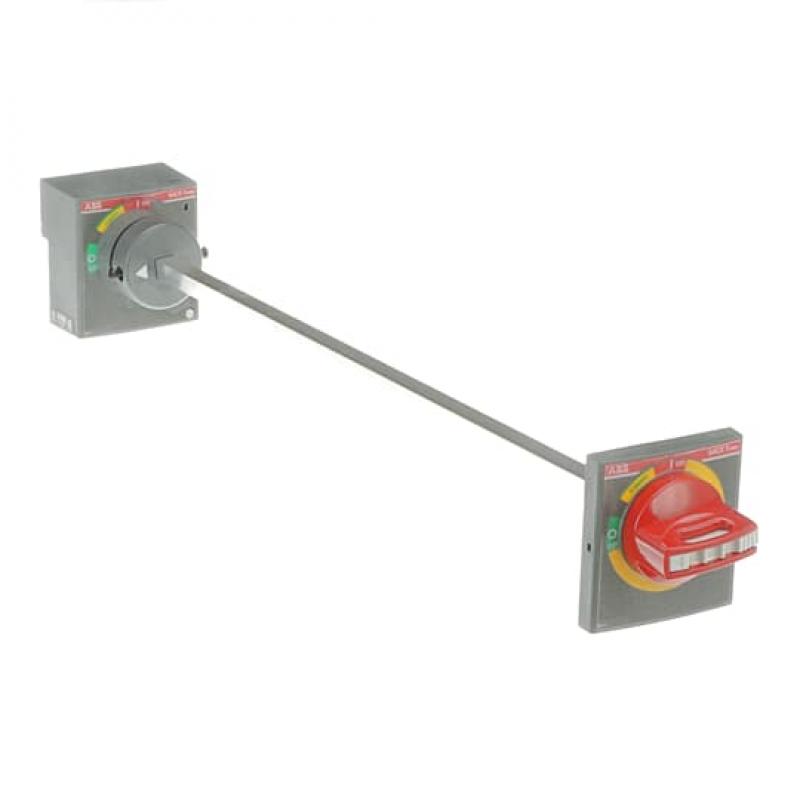 ABB RHE_EM XT2-XT4 F/P EMER. RETURNED Drehantrieb, rot/gelb, Festeinbau, steckbar Zubehör für XT2 und XT4