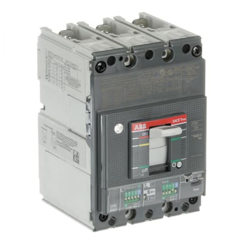 ABB XT2H 125 Ekip Dip LS/I In=125A 3p F F UL Kompaktleistungsschalter Tmax XT2 mit vorderseitigen Anschlüssen, 3polig