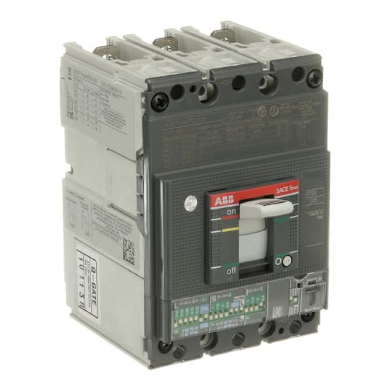 ABB XT2S 125 Ekip C Dip LSI In100A 3pFF UL/C Kompaktleistungsschalter Tmax XT2 mit vorderseitigen Anschlüssen, 3polig