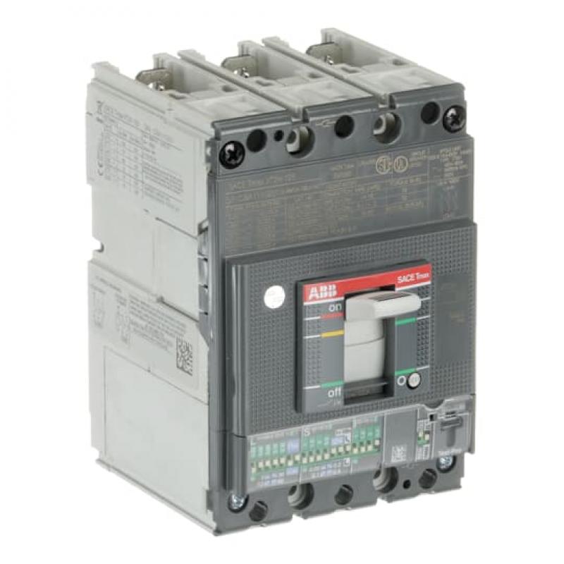 ABB XT2H 125 Ekip C Dip LSI In100A 3pFF UL/C Kompaktleistungsschalter Tmax XT2 mit vorderseitigen Anschlüssen, 3polig