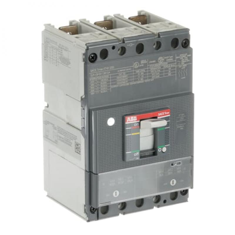 ABB XT4H 250 TMA 90 450..900 3p F F UL/CSA Kompaktleistungsschalter Tmax XT4 mit vorderseitigen Anschlüssen, 3polig