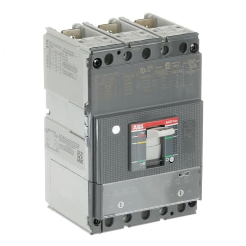 ABB XT4V 250 TMA 175 875..1750 3p F F UL/CSA Kompaktleistungsschalter Tmax XT4 mit vorderseitigen Anschlüssen, 3polig