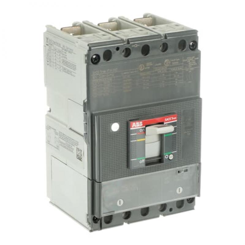ABB XT4V 250 TMA 200 1000..2000 3p FF UL/CSA Kompaktleistungsschalter Tmax XT4 mit vorderseitigen Anschlüssen, 3polig