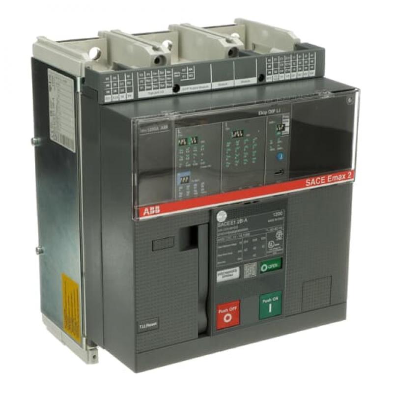 ABB E1.2B-A 1200 Ekip Dip LI 3p F F Offener Leistungsschalter Emax2 UL1066 3P 600 V Version F
