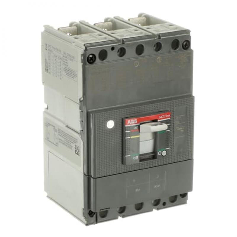 ABB XT4S 250 TMF 80-800 3p F F UL/CSA Kompaktleistungsschalter Tmax XT4 mit vorderseitigen Anschlüssen, 3polig