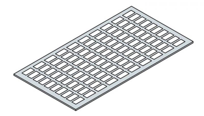 ABB IS2-EH2129 IS2 AM2 20 Etikettenhalterungen, 29 DIN-Module B=525mm