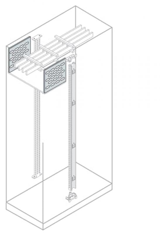 ABB IS2-EE2040 IS2 Schottblech vertikal, Kabelraum H=200mm, B=400