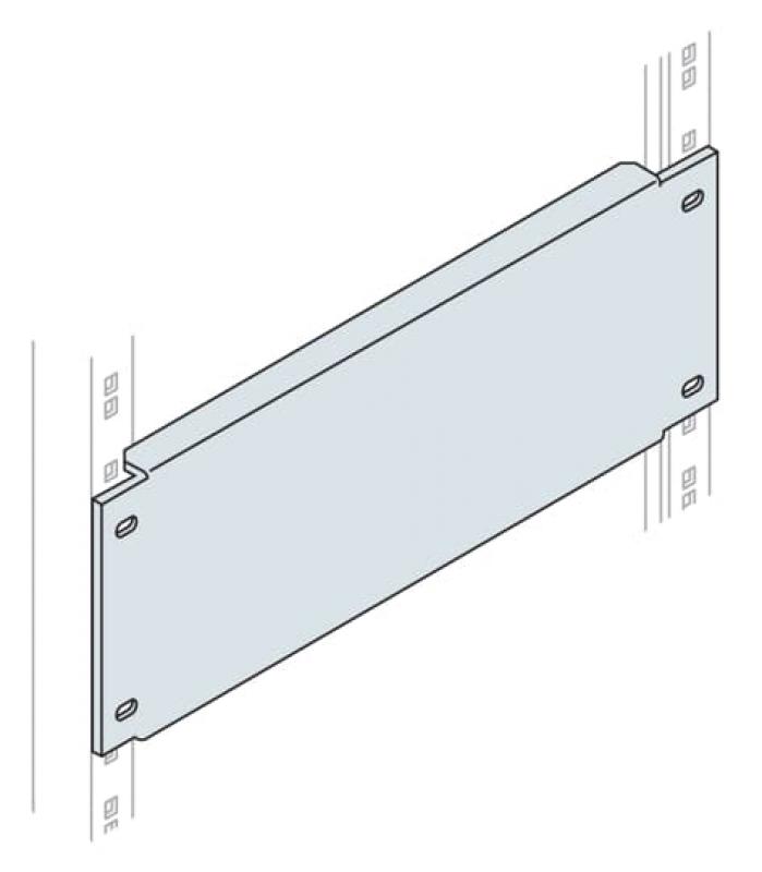 ABB IS2-EG1991 IS2 Abdeckung für 19-Zoll-Gestellrahmen HE1 H=44,45mm