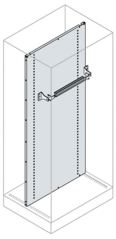 ABB IS2-EX2060 Rückplatte verdrahtet Werkb. H=2000,B=600, IS2