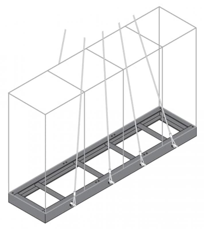 ABB IS2-ZU1101 Sockelblende Anreihen H=100mm, Zubehör AM2/IS2 Gehäuse, Meterware