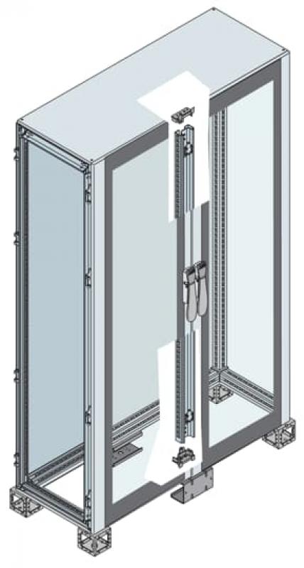 ABB IS2-ES1828VK IS2 Steuerschrank Glastür, H=1800mm, B=1200mm, T=800mm