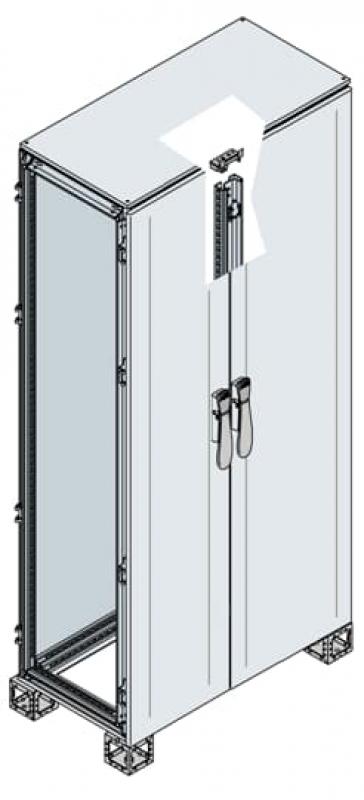 ABB IS2-ES1806FV4K IS2 Steuerschrank Blechtür, mit Kabelraum H=1800,B=1000,T=600