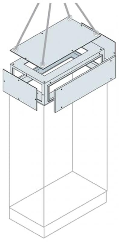ABB IS2-ER1010K IS2 Kabelanschlussraum oben, B=1000mm, T=1000mm