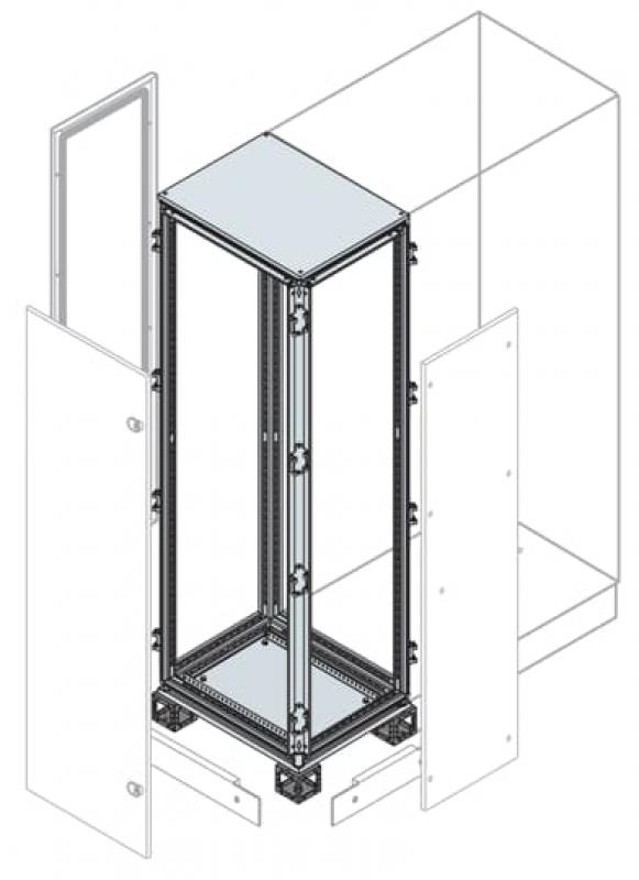 ABB IS2-ER3081K IS2 externer Kabelanschluss Seite, H=2000mm, B=300mm, T=800mm