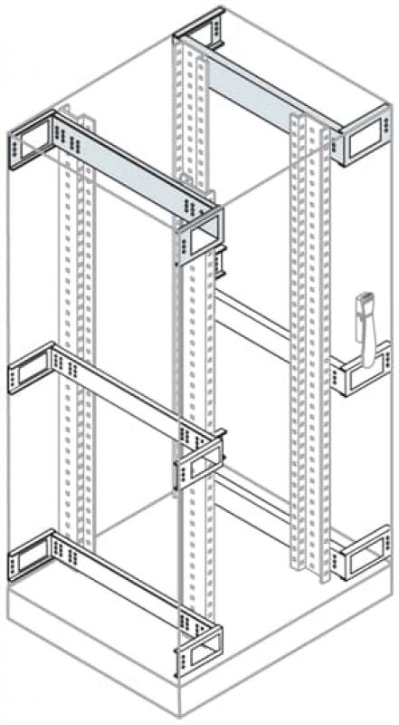 ABB IS2-EB8104 2 Querstreben für 19" oben, B=800mm, T=800mm